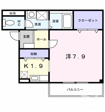 河内花園駅 徒歩10分 2階の物件間取画像